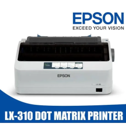 Epson LX-310 Dot Matrix 9 Pin 80 Col DMP Printer