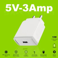 ERD TC-31 3A Mobile with Micro USB V8 Data Cable Charger Mobile Charger