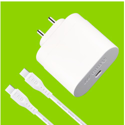 ERD TC-59 USB C to C 65 W with Detachable Cable Mobile Charger