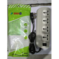 ERD power Strip Cord 4 Socket Universal Copper Long Cord Surge Protector Power Extension