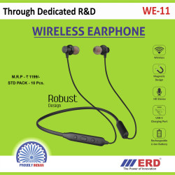 ERD WE-11 Bluetooth Neckband Wireless Earphone