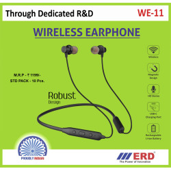 ERD WE-11 Bluetooth Neckband Wireless Earphone