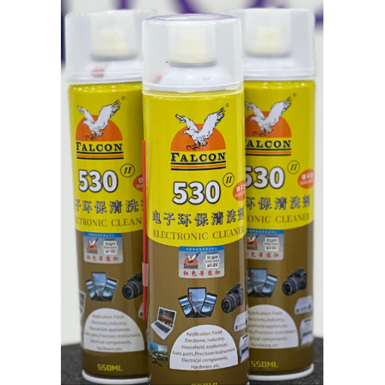 FALCON 530 Electronic Products Environmental Electrical Flux LCD PCB Cleaning Solvent Cleaning Spray