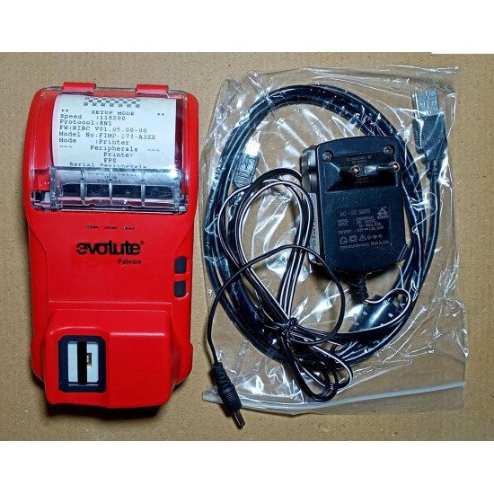 Evolute Falcon L1 Fingerprint Scanner | Receipt Printer | Thermal Printer | Aadhaar Enabled | Payment System Micro ATM Machine | Payment Device