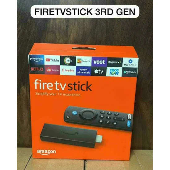 Fire TV Stick (3rd Gen) with Alexa Voice Remote (includes TV  controls), HD streaming device