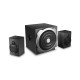 F&D A521X 2.1 Channel Bluetooth 104 W Multimedia Speakers with Subwoofer Satellite Speaker