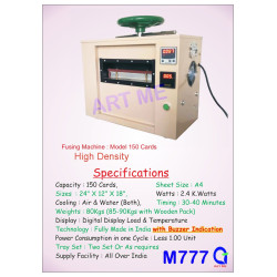 Id Card High Density Fusing Machine