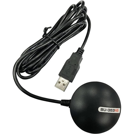 GlobalSat BU-353N5 AADHAR USB GNSS Receiver UIDAI BASED WIRED GPS DEVICE