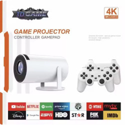Game Projector Professional 2 in 1 Chip Portable Projector With Wireless Controller Gamepad