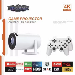Game Projector Professional 2 in 1 Chip Portable Projector With Wireless Controller Gamepad Game Projector Professional 2 in 1 Chip Portable Projector With Wireless Controller Gamepad