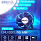 GEONIX CPU Cooling with Heatsink Compatibe With LGA1200 Socket Celeron/Pentium/i3/i5/i7 Processors Series Fan DC12V 0.60A 4-PIN Processor Fan