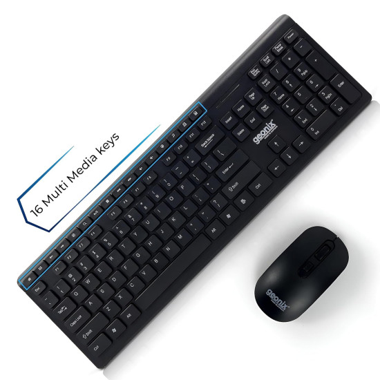Geonix Wireless Keyboard and Mouse Combo Set