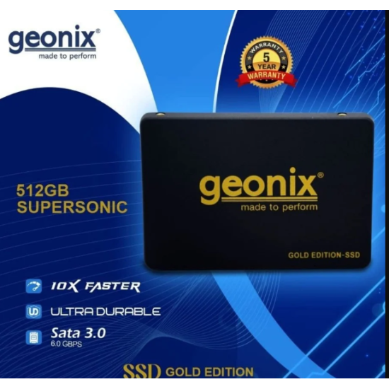 Geonix 512GB 2.5 Inch SATA-III Supersonic Laptop Internal Solid State Drive SSD