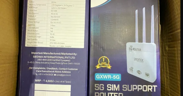 Geonix Router: Geonix 5G Supported WiFi Router at best price- shop now!