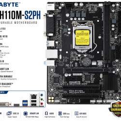 Intel H110 Motherboard LGA1151 6|7th Gen DDR4 Desktop Motherboard