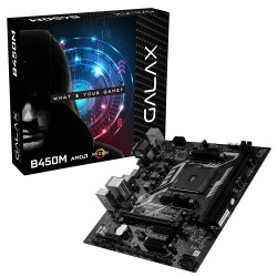 GALAX B450M Ryzen 1st, 2nd and 3rd Gen CPU AMD Motherboard 