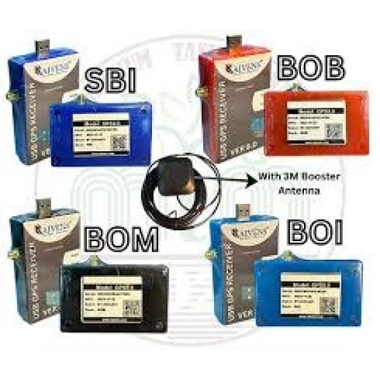 Raivens Banking GPS Portable 8.0 Receiver USB Geo Tagging Device