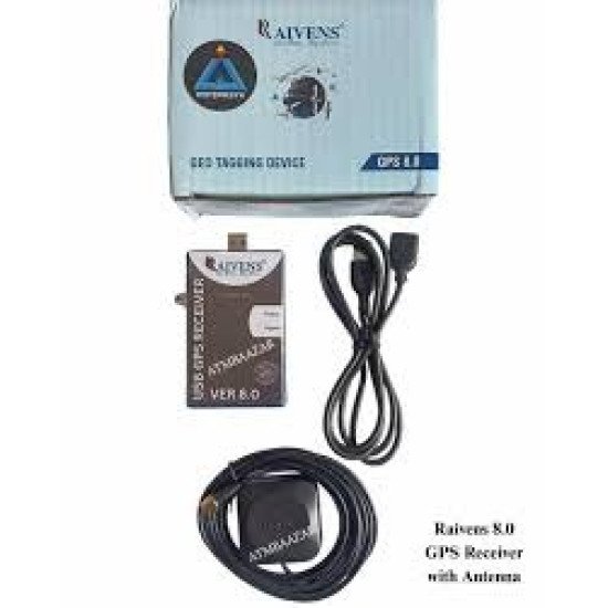 Raivens Banking GPS Portable 8.0 Receiver USB Geo Tagging Device