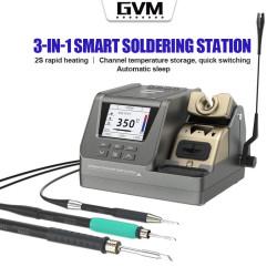 GVM H3 GVM H3 intelligence 3 in 1 High Power 80W with 3Pcs handle and soldering iron tip T210/T245/T115 Welding/Soldering Station GVM H3 GVM H3 intelligence 3 in 1 High Power 80W with 3Pcs handle and soldering iron tip T210/T245/T115 Welding/Soldering Station