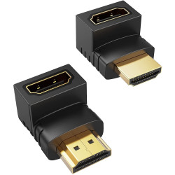 HDMI Adapter Elbow 90 Degree 4K Male to Female Jointer Coupler L-Type HDTV Converter