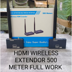 HDMI Wireless Range Extender 500M Plug and Play Long Range Transmitter and Receiver 4K 1080P Full HD Wireless HDTV Extender Adapter