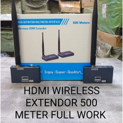 HDMI Wireless Range Extender 500M Plug and Play Long Range Transmitter and Receiver 4K 1080P Full HD Wireless HDTV Extender Adapter HDMI Wireless Range Extender 500M Plug and Play Long Range Transmitter and Receiver 4K 1080P Full HD Wireless HDTV Extender Adapter
