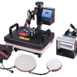 Heat Press Printing 5 in 1 Digital Combo Multi Functional Sublimation, Vinyl Printing Machine for T-Shirts, Mug, Cut, Plate Heat Press Machine Heat Press Printing 5 in 1 Digital Combo Multi Functional Sublimation, Vinyl Printing Machine for T-Shirts, Mug, Cut, Plate Heat Press Machine