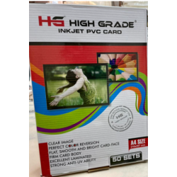 High Grade Inkjet PVC Card A4 Size Non Lamination Inkjet PVC Plastic HD Digital School ID Card Dragon Sheet