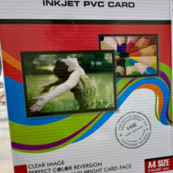 High Grade Inkjet PVC Card A4 Size Non Lamination Inkjet PVC Plastic HD Digital School ID Card Dragon Sheet