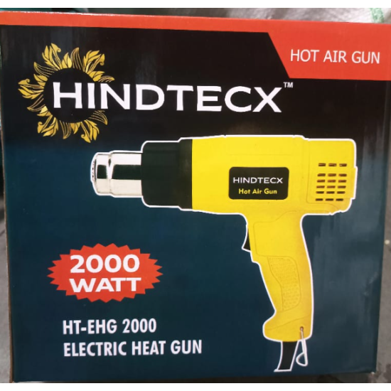 HINDTECX HT-EHG 2000 watt Hot Air Gun Dual Temperature Heavy Duty Electric Power Tool  Electronic Heat Gun