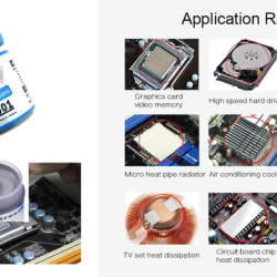 HM501 Thermal Grease 10gm White Heat Sink Compound/Paste/Grease Thermal Paste HM501 Thermal Grease 10gm White Heat Sink Compound/Paste/Grease Thermal Paste