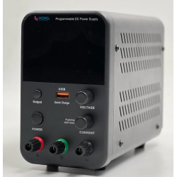 Hoki 30V ~ 05A ADVANCED SWITCHING MODE ADJUSTABLE 4-Digits LED Power Display, USB Quick-Charge DC Power Supply