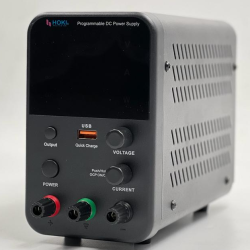 Hoki 30V ~ 05A ADVANCED SWITCHING MODE ADJUSTABLE 4-Digits LED Power Display, USB Quick-Charge DC Power Supply Hoki 30V ~ 05A ADVANCED SWITCHING MODE ADJUSTABLE 4-Digits LED Power Display, USB Quick-Charge DC Power Supply