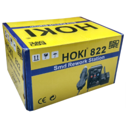 HOKI 822 SMD Rework Station 700 Watt Soldering Station 50 Watt ESD SAFE 2 in 1 Original SMD Rework Station