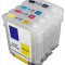 Empty Refillable HP 11 Cartridge HP DJ 111 Printer Compatible With HP 82 Black & 11 Cyan, Yellow & Magenta Refill Ink Tank