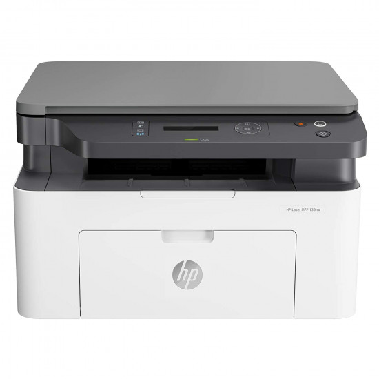 HP Laserjet 136nw WiFi Print Copy Scan Network Support MultiFunction Laser Printer
