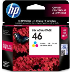 HP 46 Tri-color Original Ink Advantage Ink Cartridge