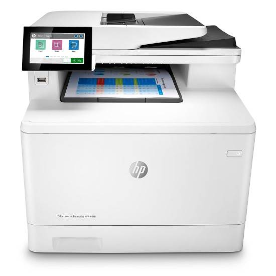 HP M480 Color LaserJet Enterprise Multifunction Duplex Printer