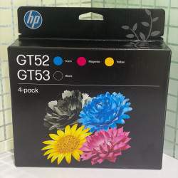 HP GT52/53Xl Multicolor Pack of 4 Black, Cyan, Magenta, Yellow Original Ink bottle