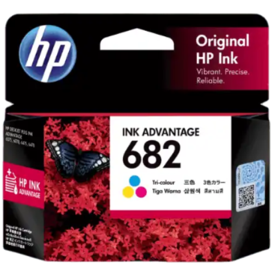HP 682 Tri-color Original Ink Advantage Ink Cartridge