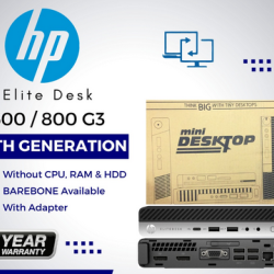 HP 600|800 G3 EliteDesk 7th Gen BareBone Refurbished|Used|Old Machine Business Tiny Desktop