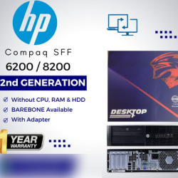 HP 6200|8200 Compaq SSF 2nd Gen BareBone Refurbished|Used|Old Machine Business Mini Desktop