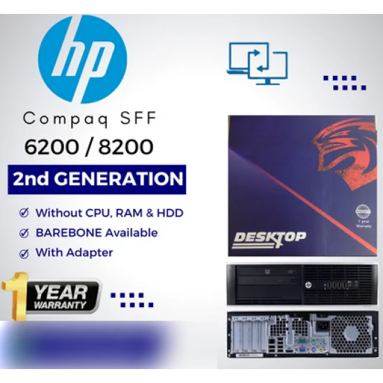HP 6200 Mini Desktop - 2nd Gen Machine ₹4,450