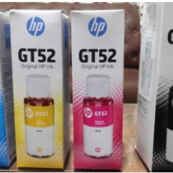 HP GT52/53Xl Multicolor Pack of 4 Black, Cyan, Magenta, Yellow Original Ink bottle HP GT52/53Xl Multicolor Pack of 4 Black, Cyan, Magenta, Yellow Original Ink bottle