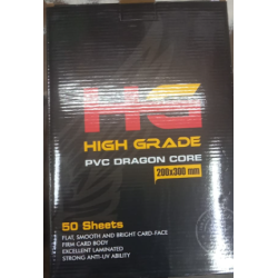High Grade Dragon Core A4 Size 50 PCs Pack Only PVC Dragon Core