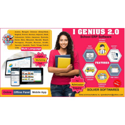 I-GENIUS 2.0 iGenius Solver Solution Unicode ERP Software for School / College / Institute Management Software