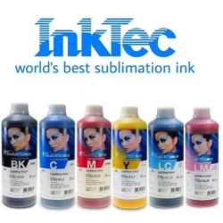 SubliNova Inktec 1 Litre Per Bottle Epson L805 6 Color Original Smart Inkjet Dye Sublimation Ink