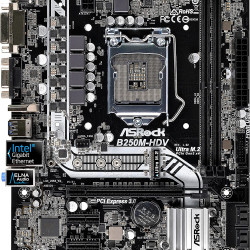 INTEL B250 CHIPSET- LGA 1151 SOCKET 6 and 7th GEN DDR 4 NVME/M.2 SSD Slot 1 YEAR WARRANTY OEM PACK New Motherboard