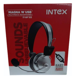 Intex Magna W USB IT HP 103 Wired USB Headphone
