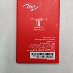 itel BL-11DI, BL-20HI, BL-20Ji, BL-26AI, BL-27BI Genuine Most Common Mobile Battery
